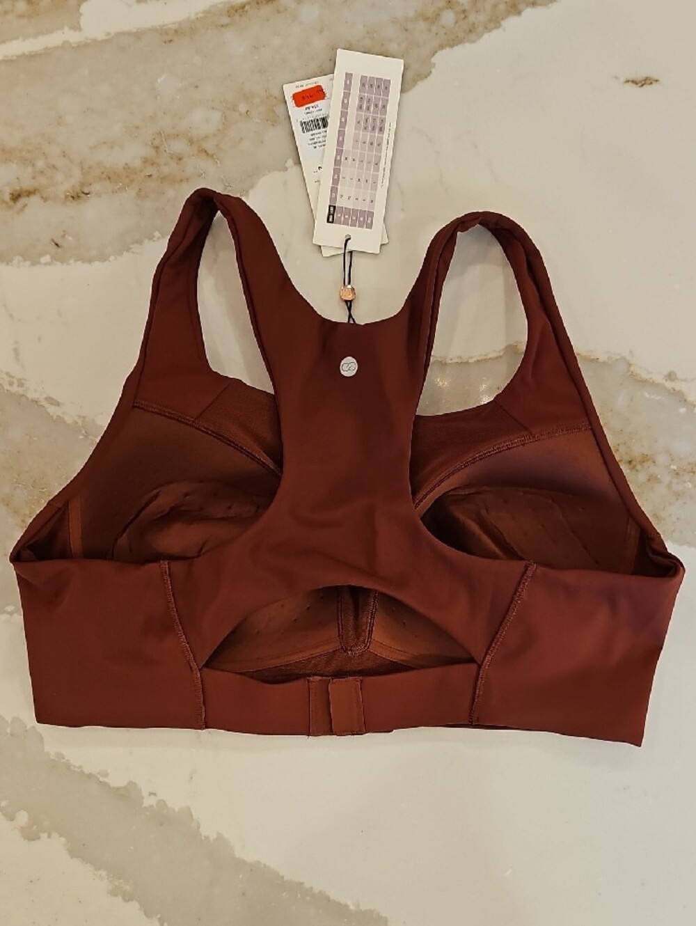 CALIA Women's PowerMove Adjustable Bra; NWT; Size XL; Color: Red Brown - Picture 7 of 11